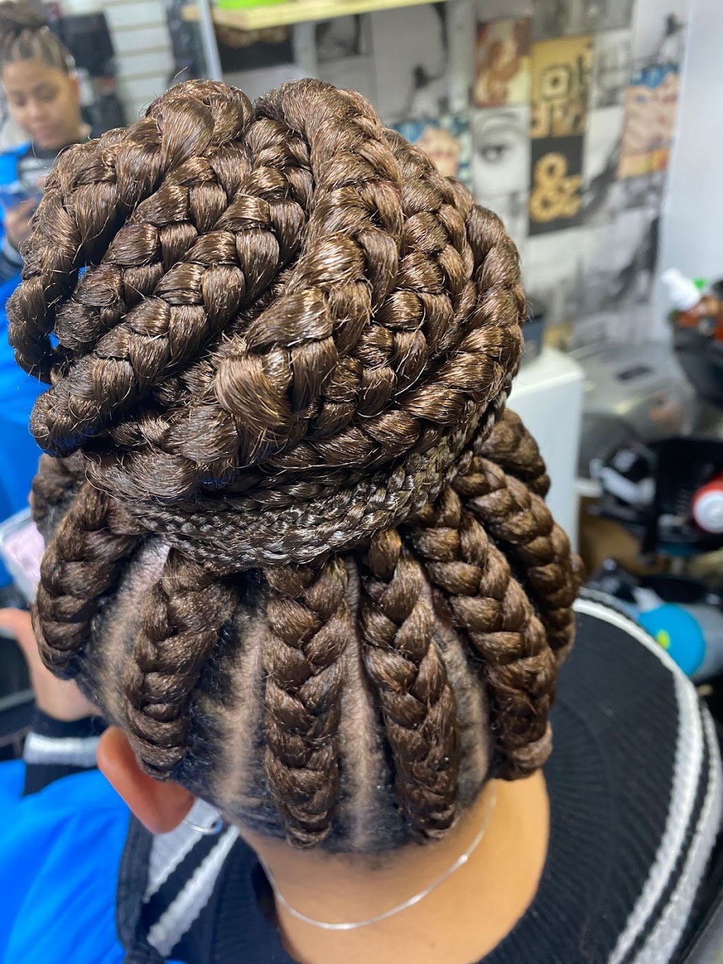 Braided updo