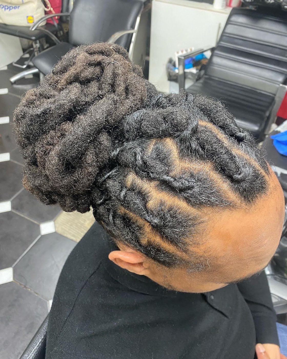 Loc updo